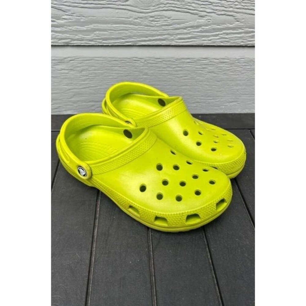 Citrus Lime Green Crocs- Shrek Ogre Color - Women’s 8
